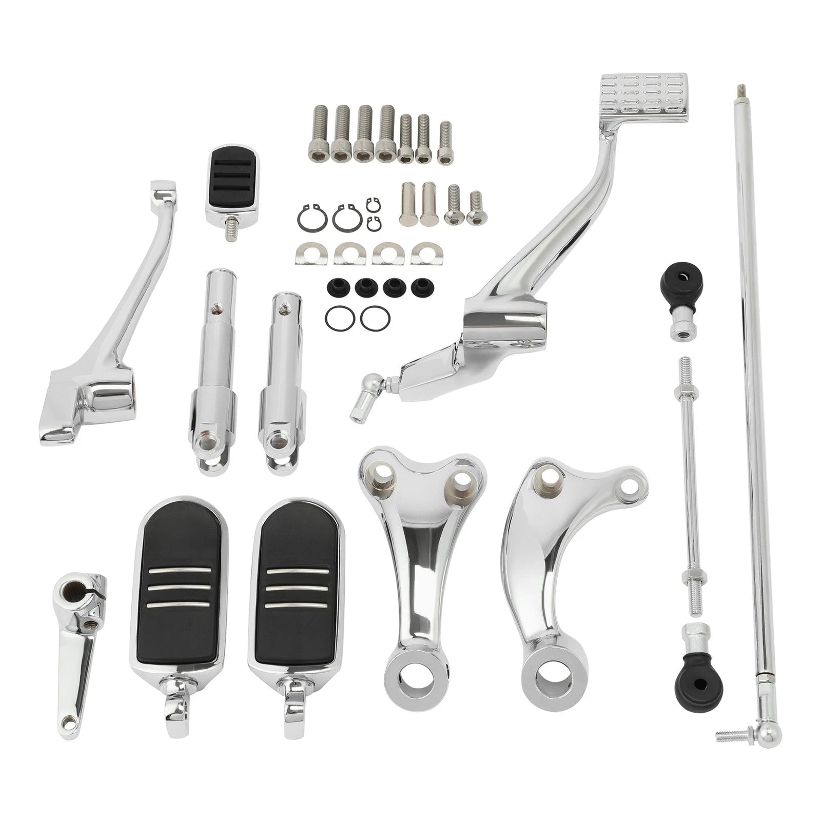 Foot Pegs Forward Control Kit for Harley Sportster XL 883 1200 (2004–2013) Chrome