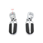 1 P-Clamp Chrome Slipstream Footpeg for Yamaha Road Star Warrior (2002–2009)