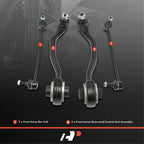 Set of 4 Front Lower Control Arm Sway Bar Links for Mercedes-Benz C230 CLK350 (2003–2009)