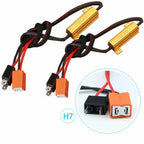 H7 LED Anti Flicker Error Free Canbus Headlight Adapter for Car (—)