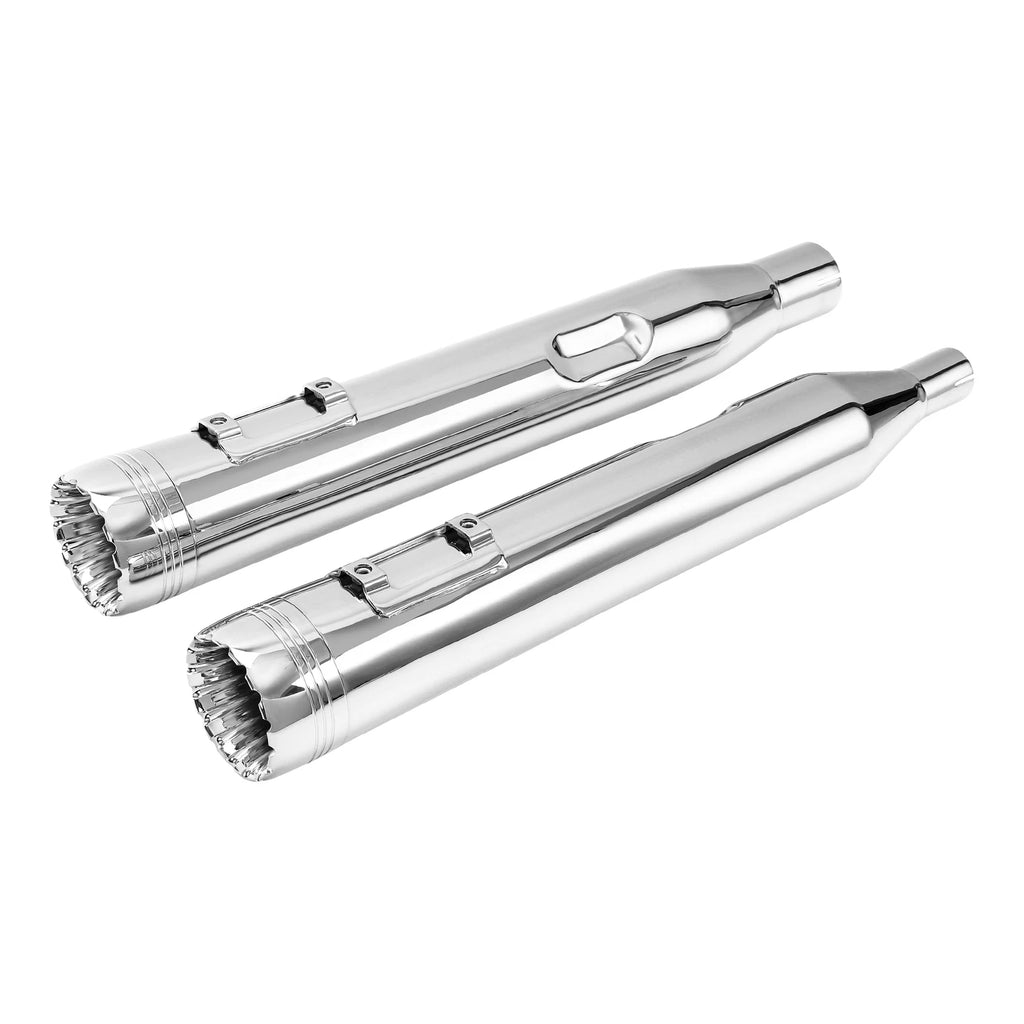 4" Slip-On Straight Mufflers Exhaust for Harley Road Street Glide (2017–2025)
