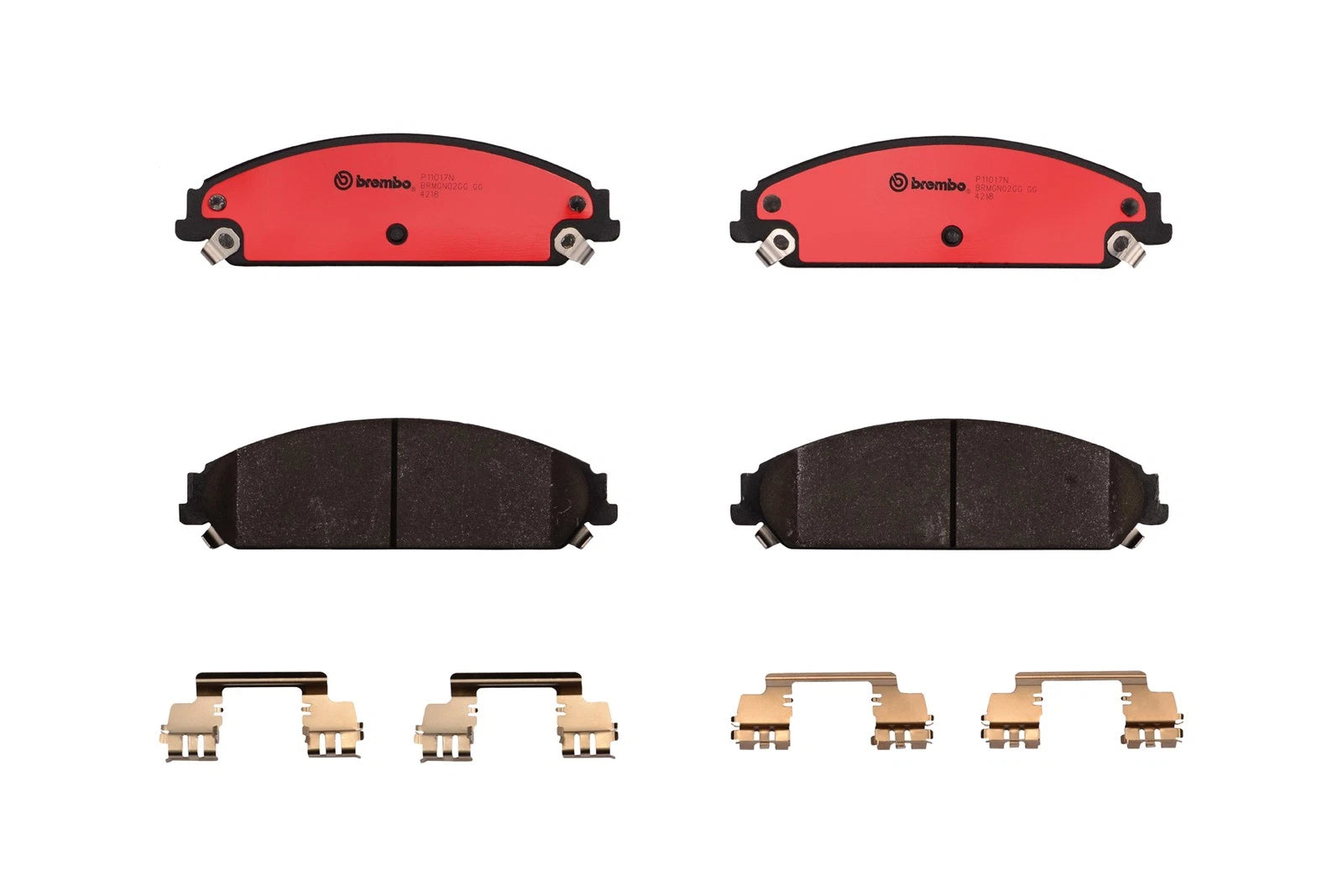 Brembo Front Ceramic Brake Pads for Chrysler 300, Dodge Challenger, Charger, Magnum (2005–2023)