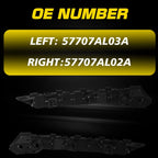 Set of 2 Front Bumper Retaining Brackets for Subaru Legacy (2015–2019)