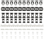 80Pcs Plastic Mounting Clips for Mercedes CLK C208 A208 (OEM)