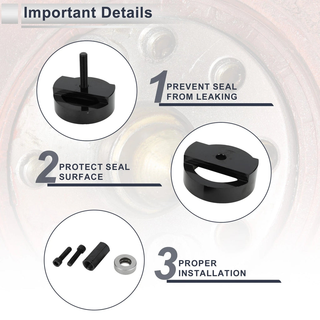 Crankshaft Rear Main Seal Installer Tool for Ford 4.5L 6.0L 6.4L (No.303-770)