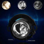 Headlight Set for Toyota Tacoma (2005–2011) Smoked Housing Clear Corner