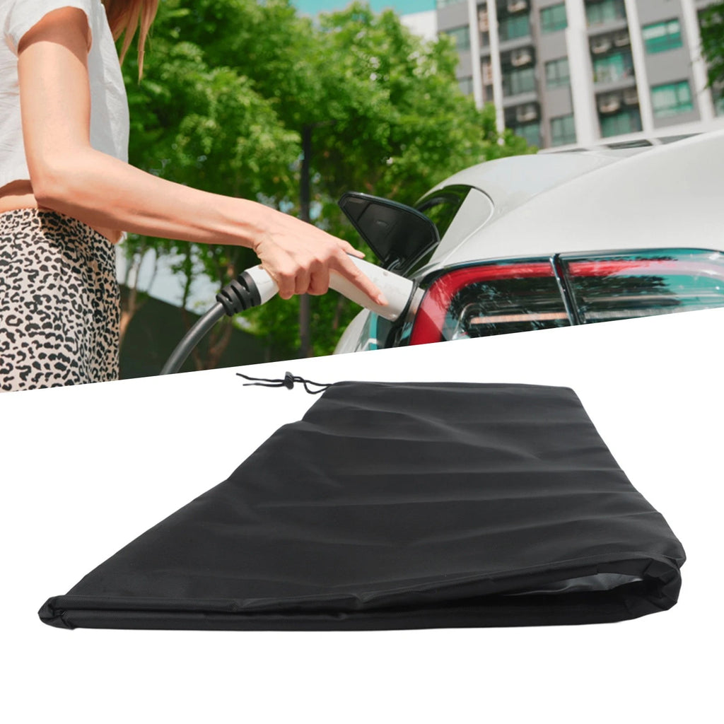 Oxford Fabric Waterproof Charging Port Cover for Electric Cars (2010–2023)