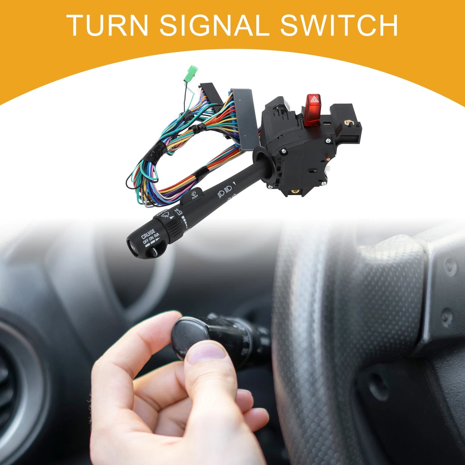 Turn Signal Switch Lever for Chevrolet C1500 C2500 C3500 (1990–1999)