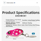 Set of 5 Soft Frog Casting Lures with Double Hooks for Bass Angling