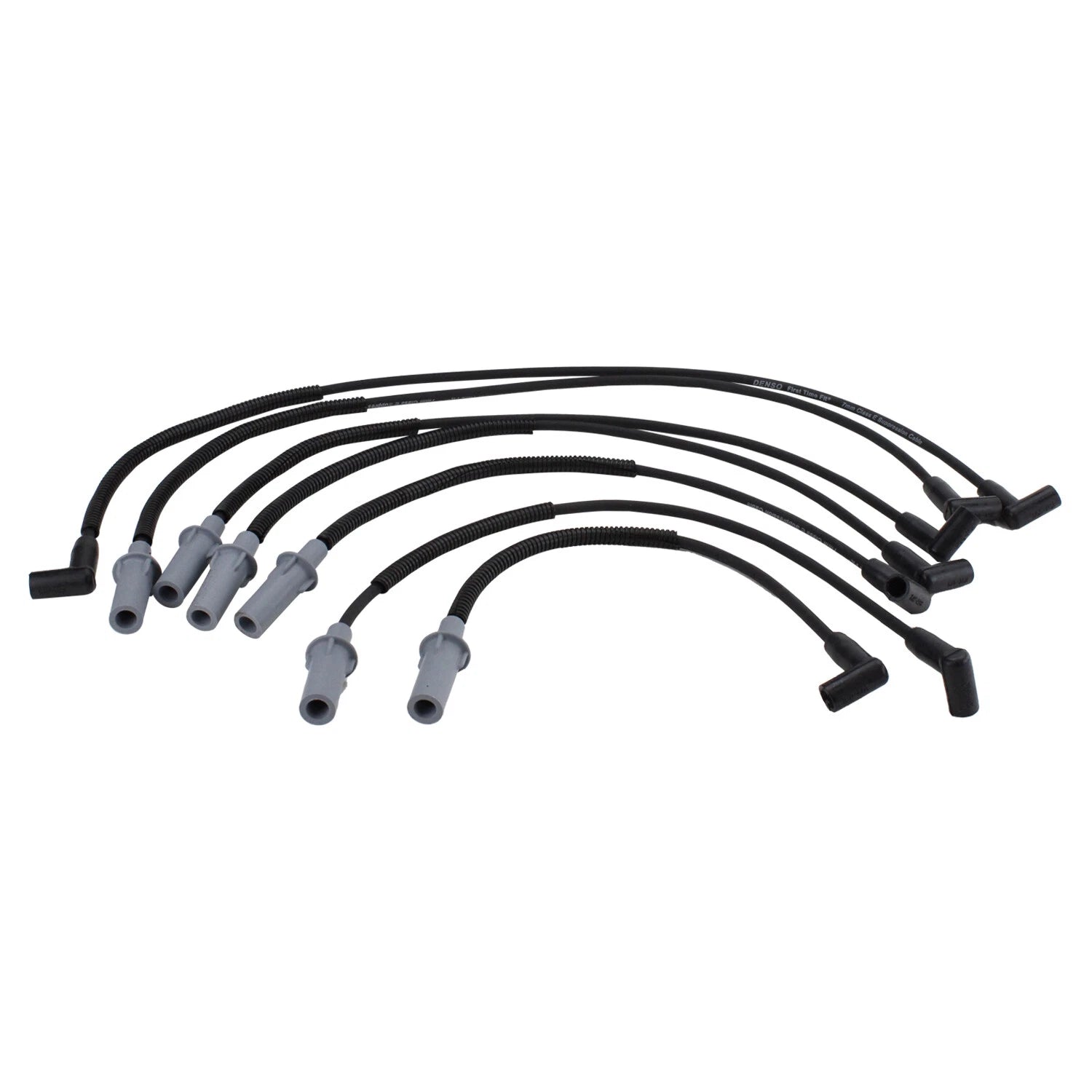 Set of 4 Ignition Spark Plug Wires for Dodge B250 Dakota W150 (3.9L) DENSO 671-6124
