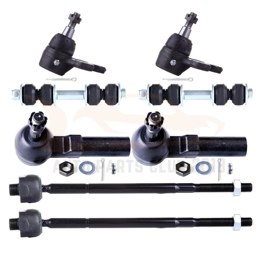8PC Front Tie Rods Ball Joints Suspension Kit for Pontiac Bonneville (2000–2005)