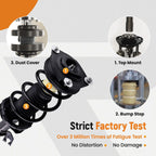 Set of 4 Complete Struts Shocks Assembly for Nissan Versa (2007–2012)
