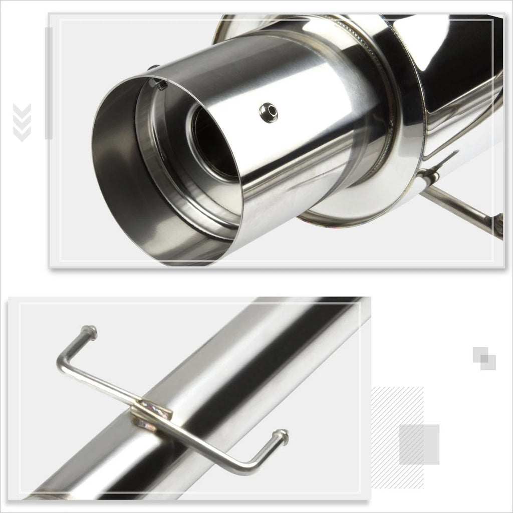 4" Tip Muffler Catback Exhaust for Nissan Sentra B16 SE-R/Spec V (2007–2012)