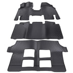 Set of 4 Black TPE Floor Mats for Honda Odyssey (2011–2017) All Weather