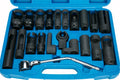 21Pcs O2 Oxygen Sensor Socket Set for Universal Use
