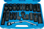 21Pcs O2 Oxygen Sensor Socket Set for Universal Use