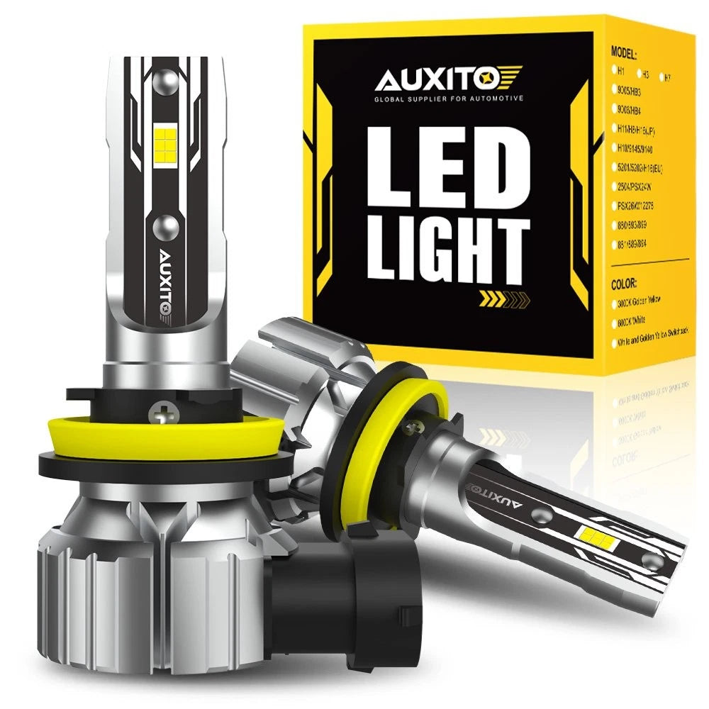 AUXITO H11 LED Headlight Bulbs Set of 2 Super Bright 6500K 20000LM