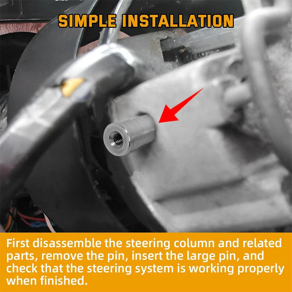 Oversized Stainless Steel Steering Column Pivot Pins for GMC Camaro