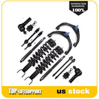 Set of 2 Front Struts Lower Control Arms for Dodge Ram 1500 4WD