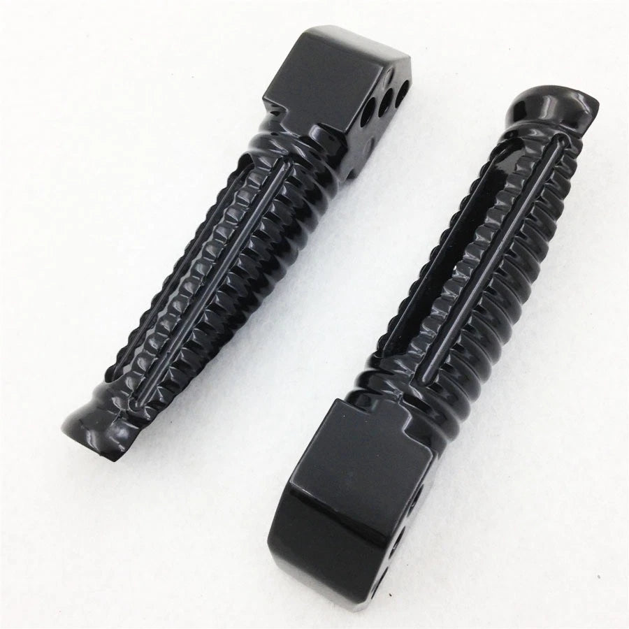 Black Racing Foot Pegs for Kawasaki ZX-6R 636RR ZZR 750 1100 1200 10R