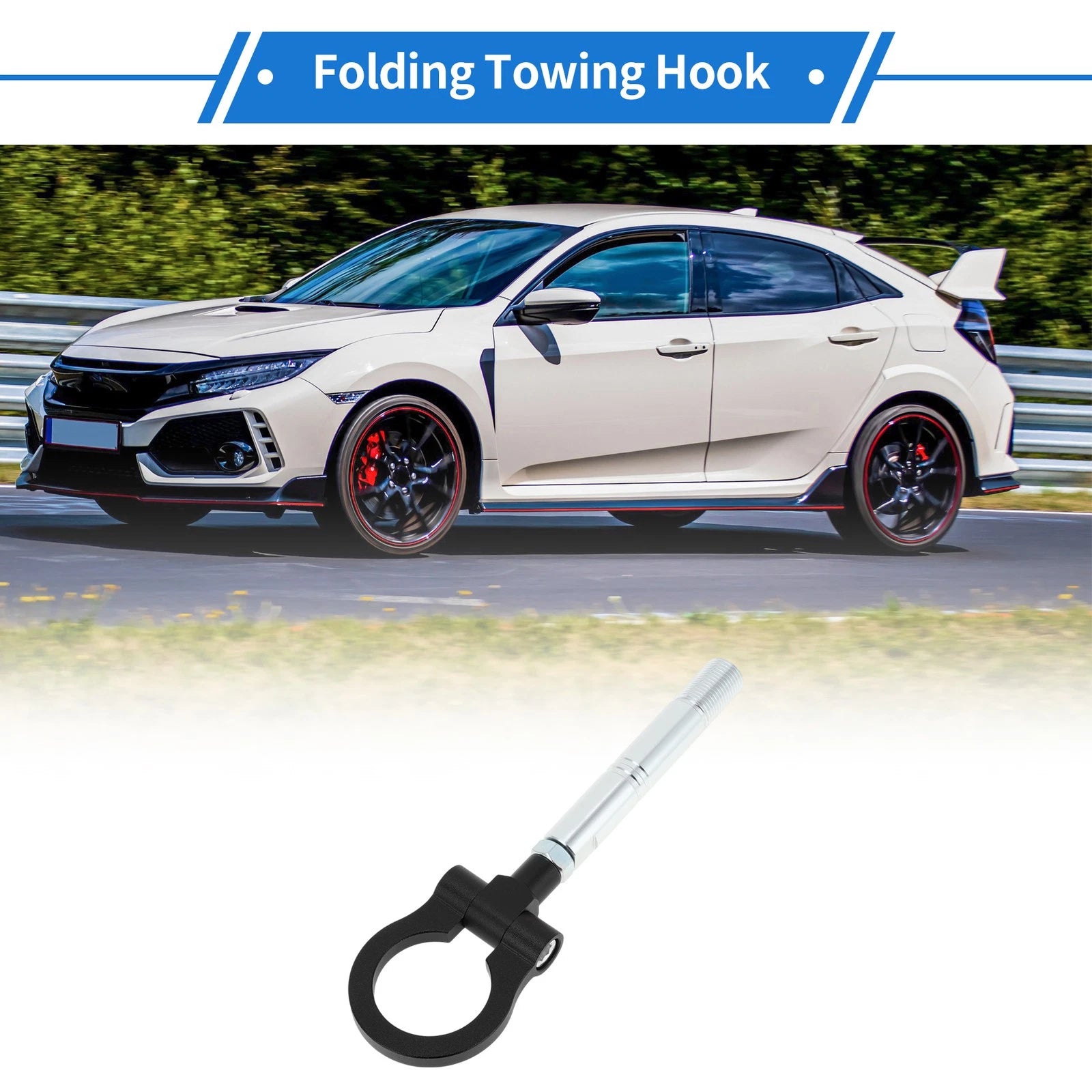 Trailer Ring Eye Towing Hook for Various Models (Universal Fit)
