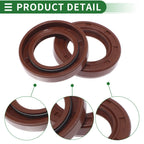 Set of 5 Oil Seal Rotary Shaft Seal FKM Rubber 25x40x7mm