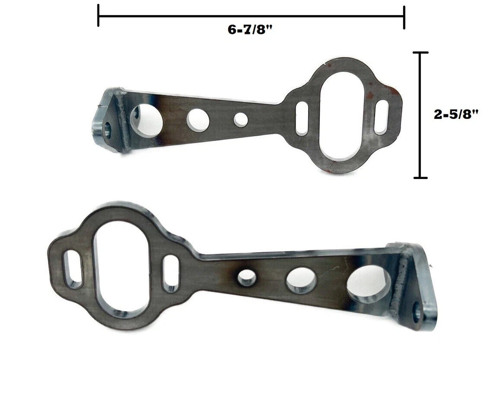 Tail Light Brackets Replacement Drilled Steel for Ford Model A (1928–1931)