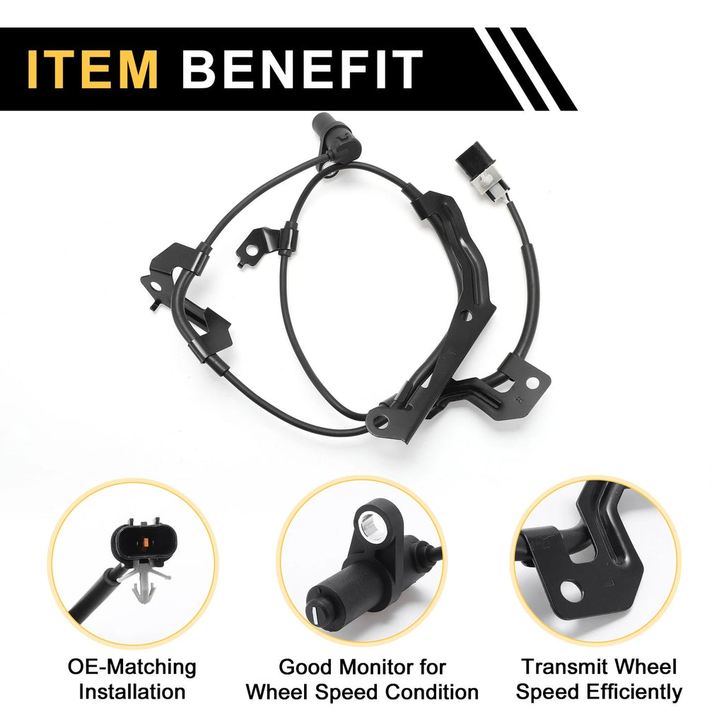 ABS Wheel Speed Sensor No.MN102574 for Mitsubishi L200 (2012–2015) Front Right