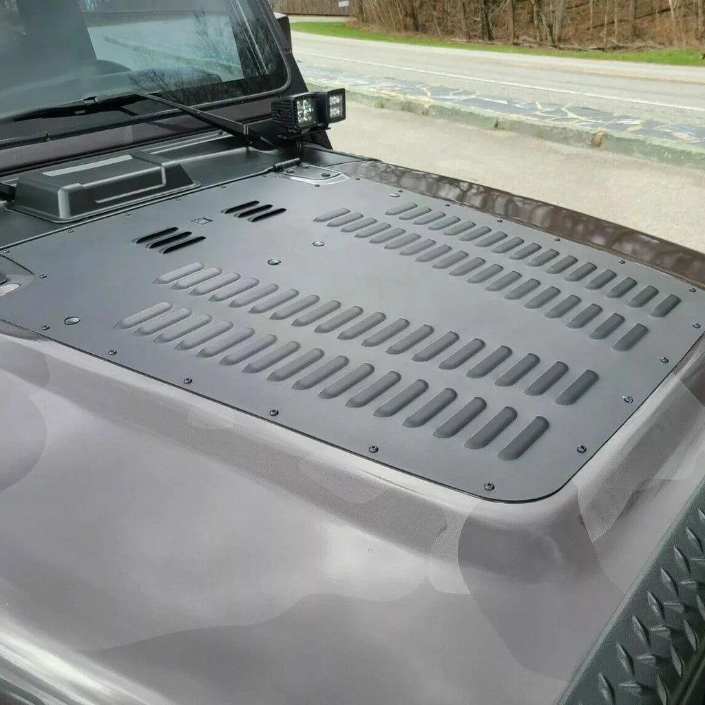 Vented Hood Louver for Jeep Wrangler TJ/LJ (2003–2006) Black