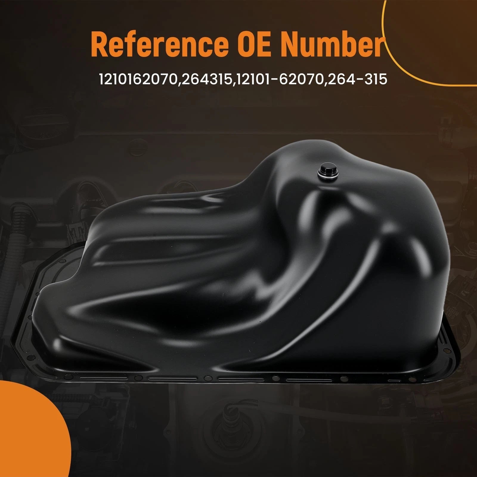 Oil Sump Pan for Toyota 4Runner Tacoma V6 3.4L (1996–2004)
