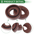 Set of 5 Oil Seal Rotary Shaft Seal FKM Rubber 15x28x7mm
