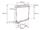 Radiator for Massey Ferguson 6235 6245 6255 6260