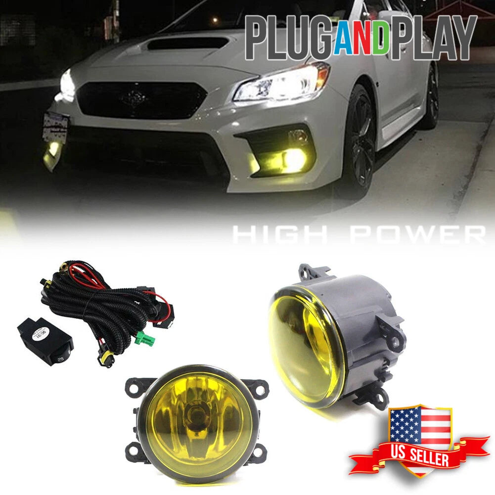 Set of 2 Halogen Front Fog Light Bulbs for Subaru WRX (2015–2018)