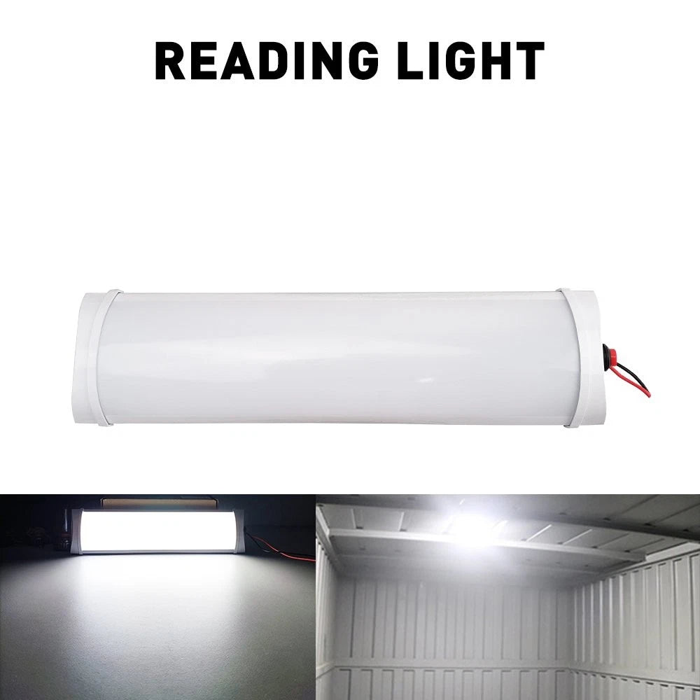 12V LED Interior Dome Light for RV Trailer Caravan Boat (6000K)
