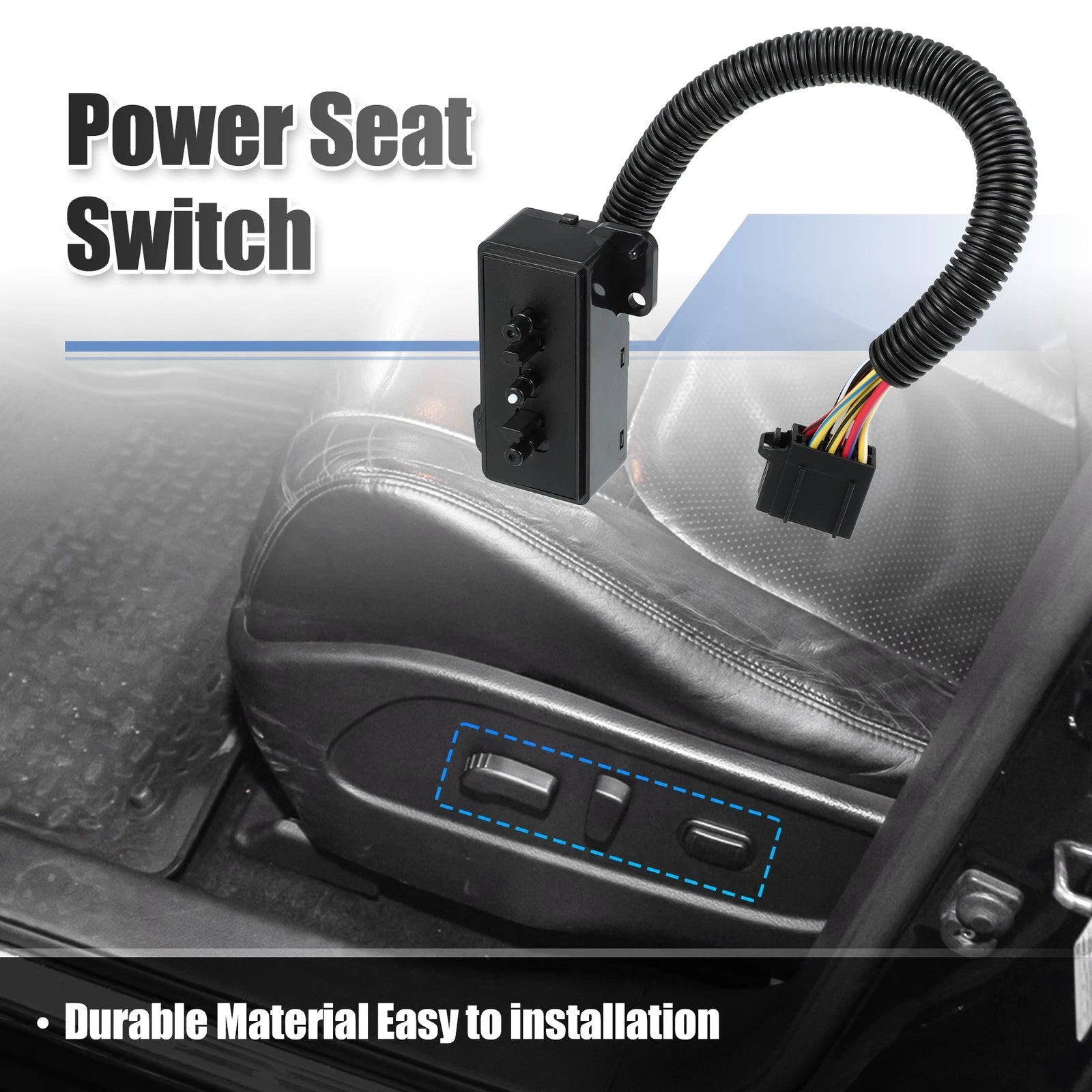 Power Seat Adjuster Switch for Ford F-150 (2004–2008) Explorer (2002–2005) L2Z-14A701-AA