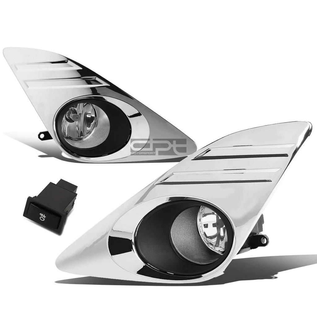 Chrome Bezel Fog Light & Switch Kit for Toyota Camry (2012–2014)