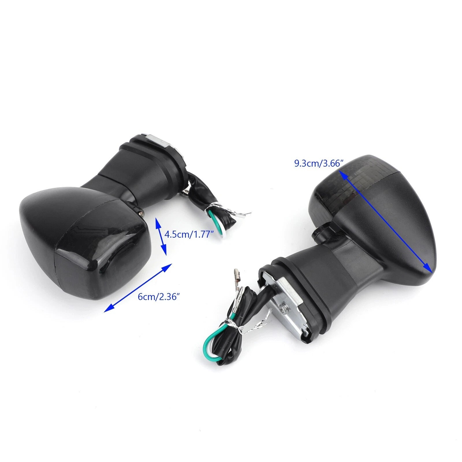 Front Turn Signal for Kawasaki ZX-6R 7R 9R EX 500R Ninja GPZ ZR-X ZX-R (1995–2009) Smoke