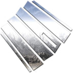 Luxury FX Chrome Pillar Post Set with Keyless Entry for Ford Explorer (2011–2019)