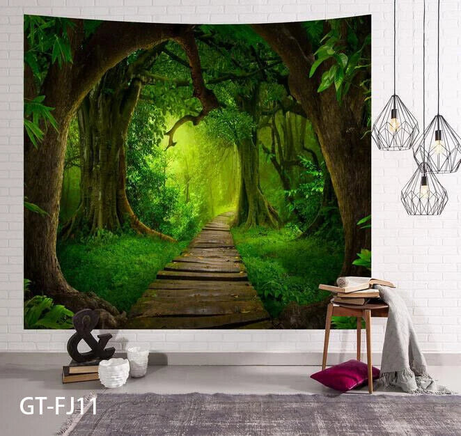 3D Forest Tree Tapestry for Home Decor (2023)