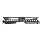 Sport Grill for VW MK6 Golf/GTI/Jetta (2010–2014) Carbon Fiber Black Red Trim