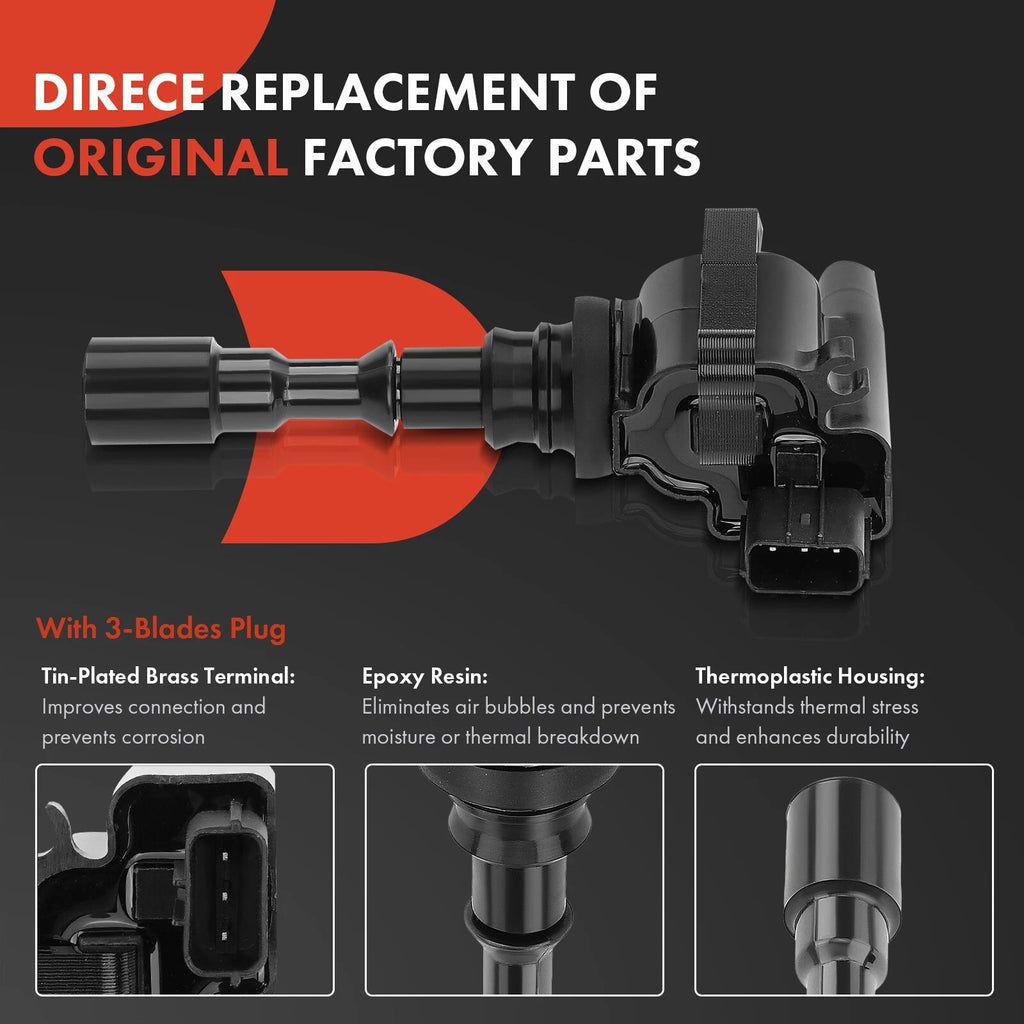 3x Ignition Coils & 6x Iridium Spark Plugs for Kia Sorento (2011–2020)