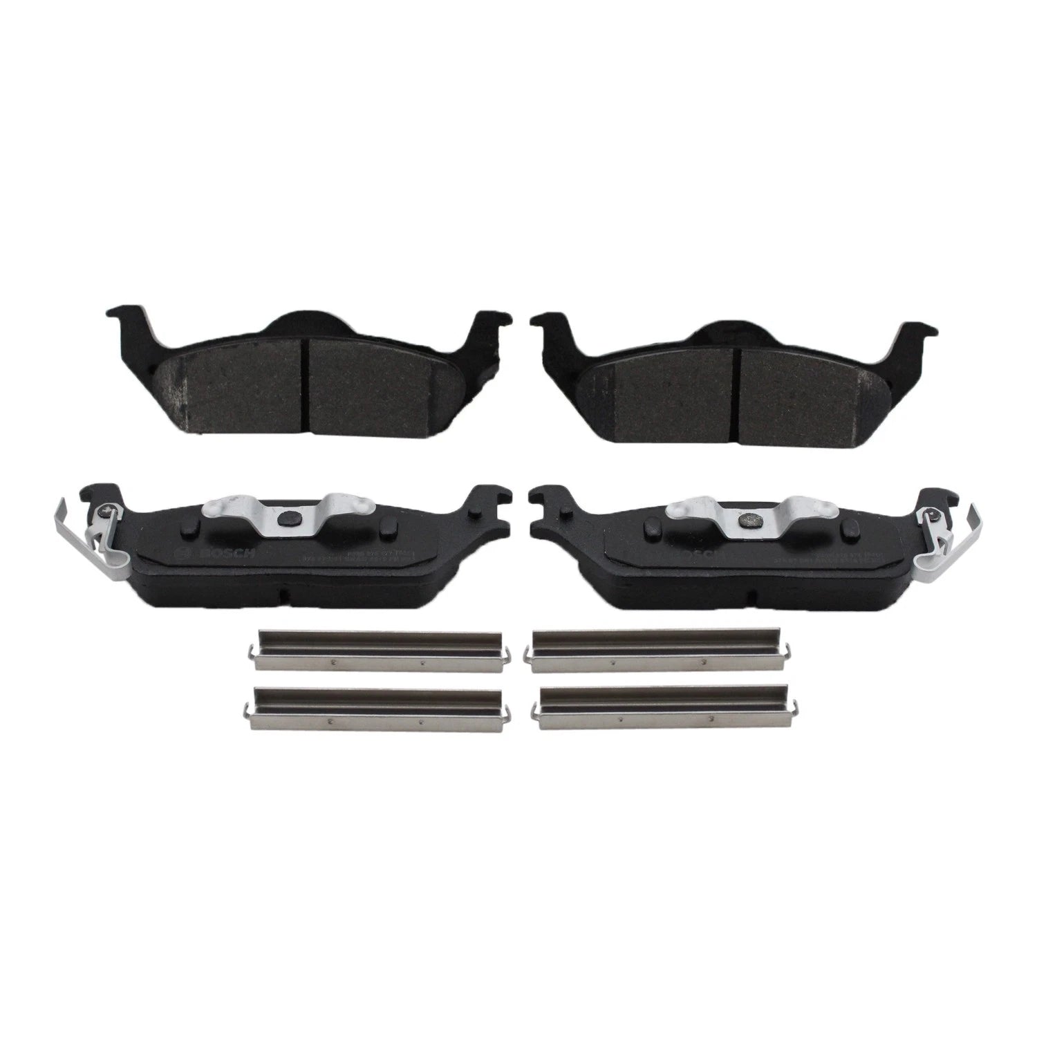 Set of 2 DuraGo Rear Rotors & Bosch QuietCast Disc Brake Pads for F-150 (2004–2008)