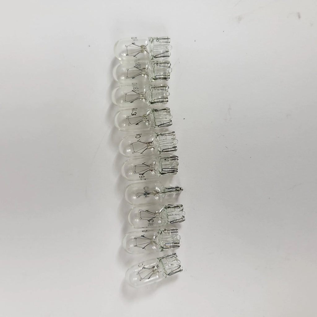 10 Pack Clear Wedge Light Bulbs for Harley Davidson Dyna & Softail (1985–2023) 67136-85