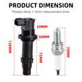 Ignition Coil Spark Plug for Yamaha YZ450F (2003–2009), WR450F (2003–2011), YFZ450 (2004–2013)
