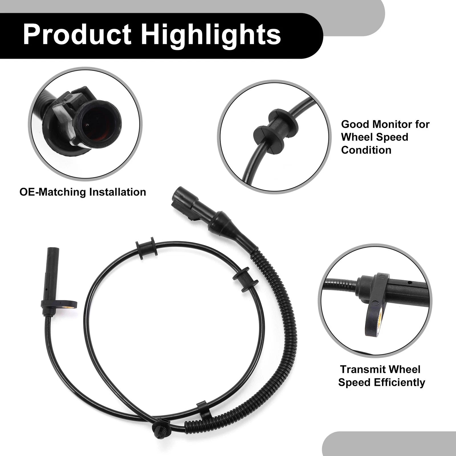 ABS Wheel Speed Sensor No. 7L3Z2C204A for Ford F-150 (2004–2008)