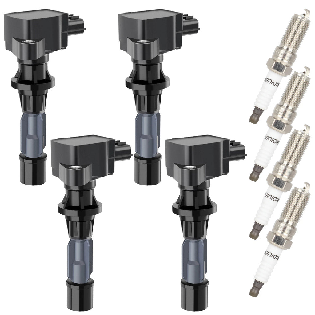 Set of 4 Ignition Coil Spark Plugs for Mazda CX-7 (2007–2012)