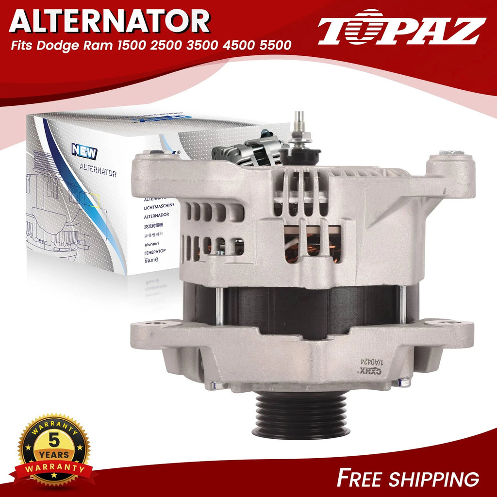 Alternator 12V 180A for Dodge Ram 1500 2500 3500 4500 5500