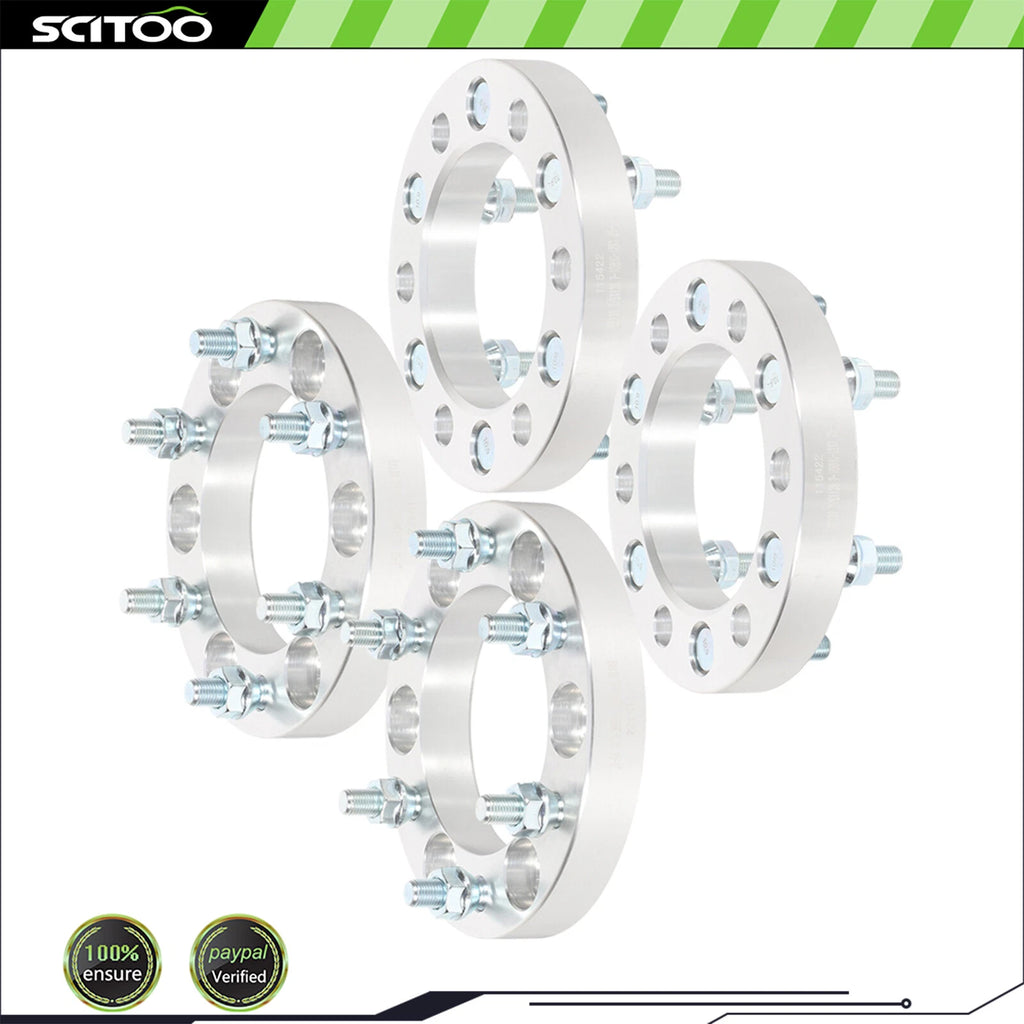 Set of 4 Wheel Spacers 6x5.5 1" 12x1.25 for Nissan Frontier Armada Titan Xterra (2000)
