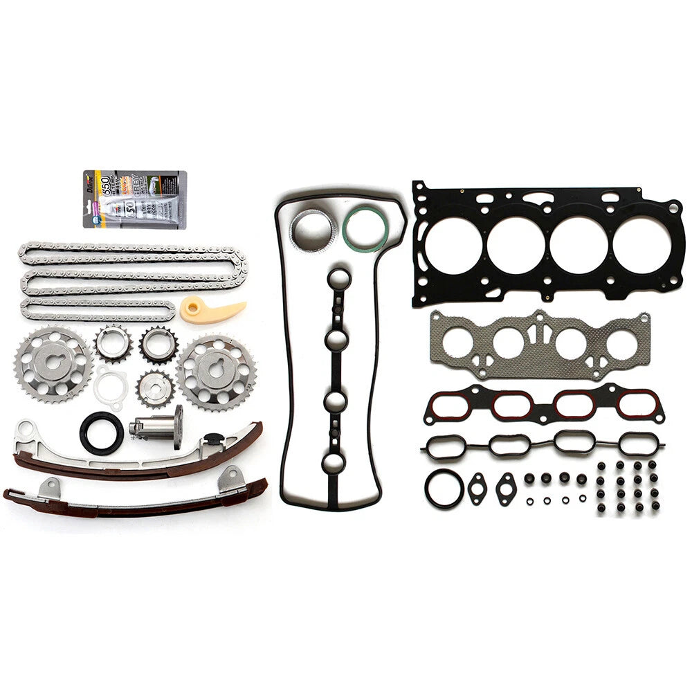Timing Chain Kit with Head Gasket Set for Toyota Camry RAV4 (2002–2009) 2.4L DOHC