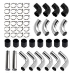 12PCS Intercooler Piping Kit for Universal Fit (2.5")